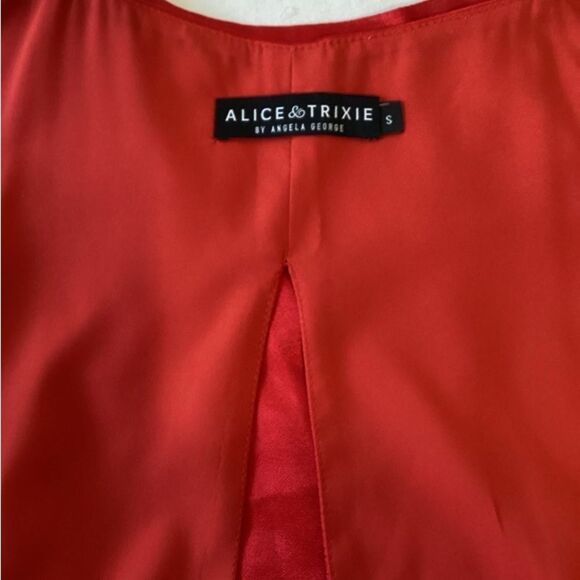 Alice & Trixie Top Women’s Size Small Color Red Sleeveless by Angela George - Picture 4 of 8